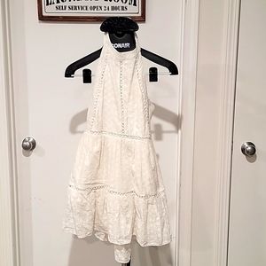 Summer open back dress